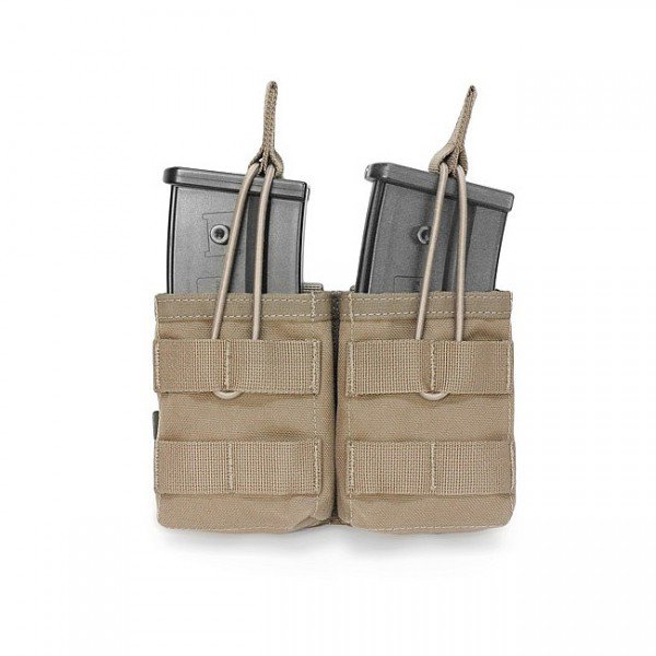 Warrior Double G36 / SIG 550 Open Magazine Pouch - Coyote