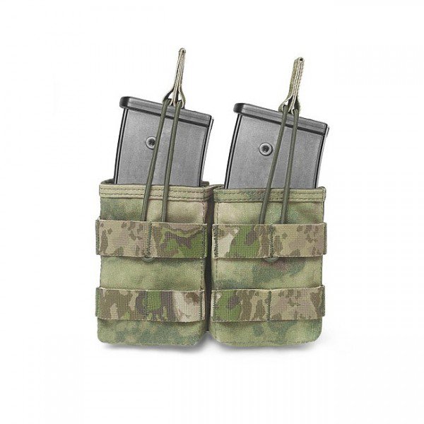 Warrior Double G36 / SIG 550 Open Magazine Pouch - A-Tacs FG