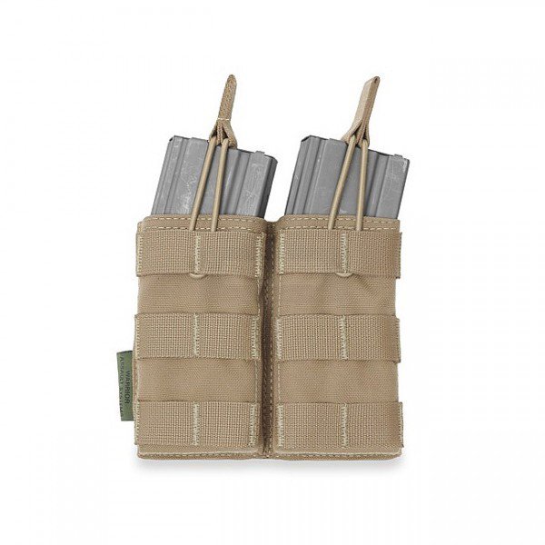 Warrior Double M4 Open Magazine Pouch - Coyote