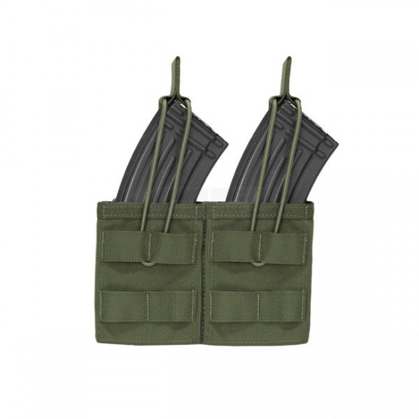 Warrior Double AK / SIG 550 Open Magazine Pouch - Olive
