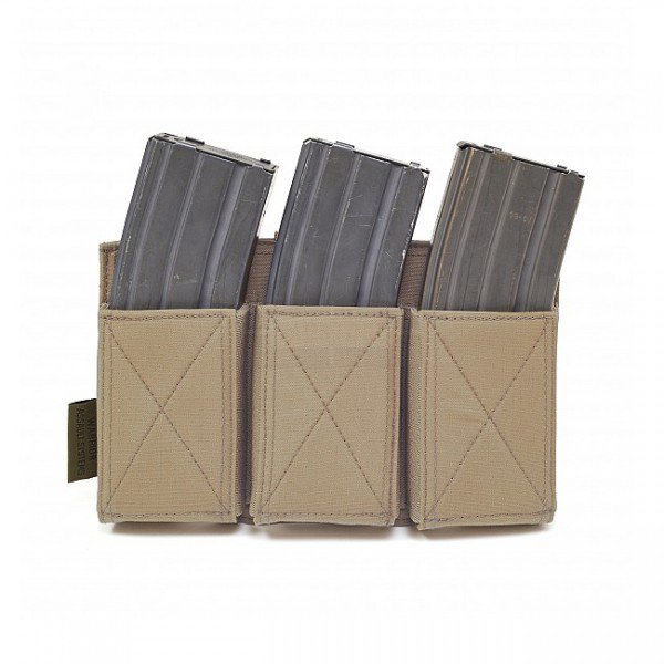 Warrior Triple Elastic Mag Pouch - Coyote