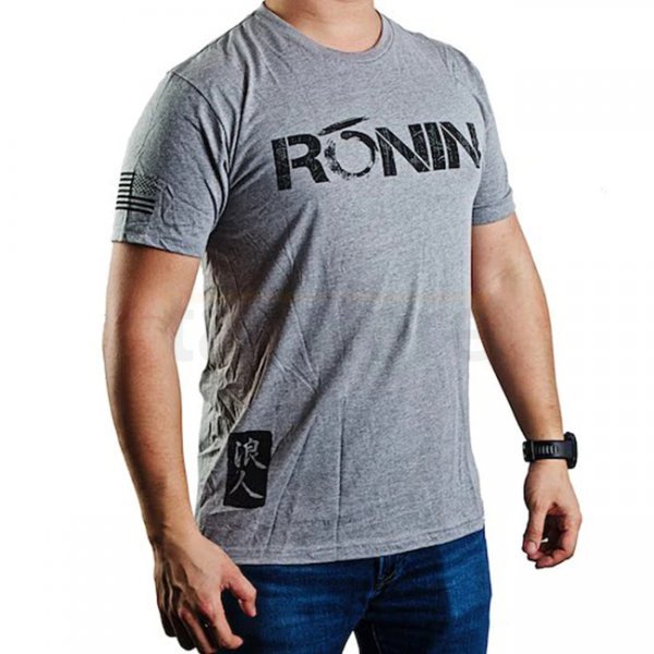 Ronin Tactics Bushido T-Shirt - Heather Grey - XL