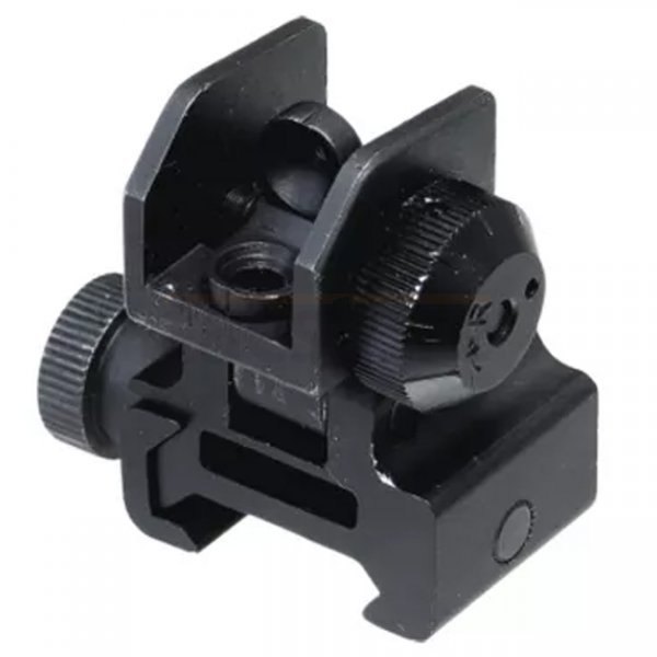 Leapers Flip-Up Rear Sight - Black