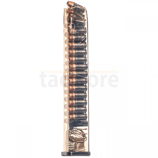ETS Glock 21 cal .45 30rds Magazine - Clear