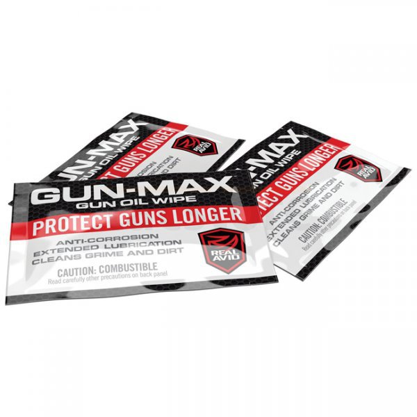 Real Avid Gun-Max Gun Oil Wipes - 25 Pack