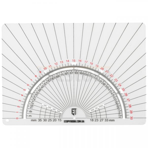 M-Tac Ecopybook Tactical Protractor PR-R