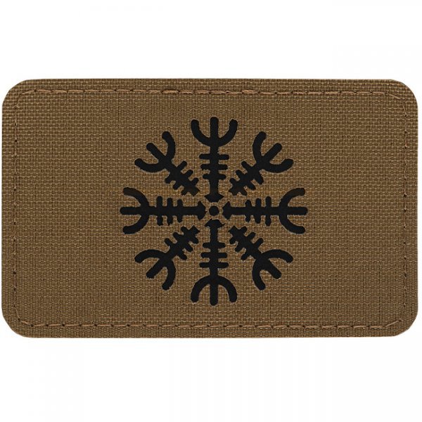M-Tac Helm of Terror Horizontal Laser Cut Patch - Coyote / Black