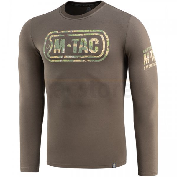 M-Tac Logo Long Sleeve T-Shirt - Dark Olive - 3XL