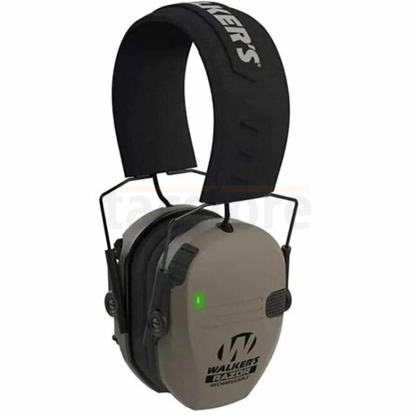 Walkers Razor Rechargeable Earmuff - Dark Earth