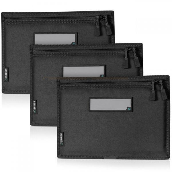 Savior Equipment Specialist Range Bag Pistol Sleeve 3 Pack - Black