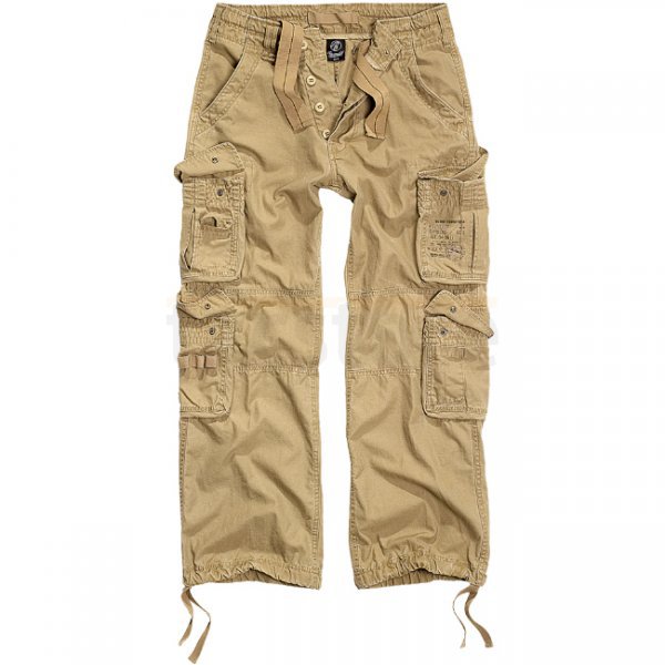 Brandit Pure Vintage Trousers - Beige - 3XL