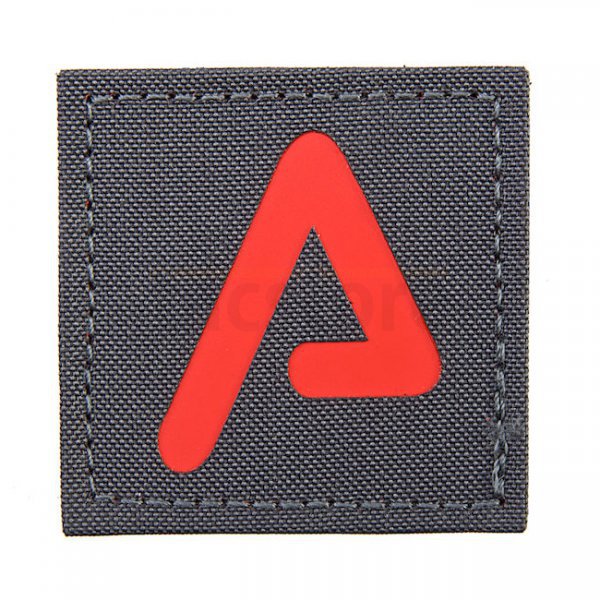 Agency Arms Premium Laser Cut Patch Red A - Wolf Grey