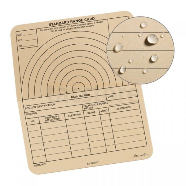 Rite in the Rain Range Form Cards 5 x 6