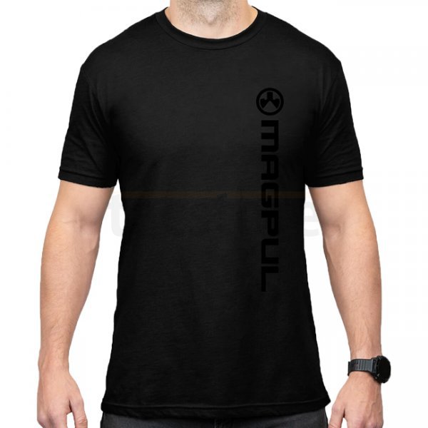 Magpul Vert Logo Cotton T-Shirt - Black - S