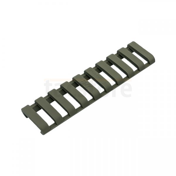 B&T Long Skeleton Rubber Rail Cover - Green