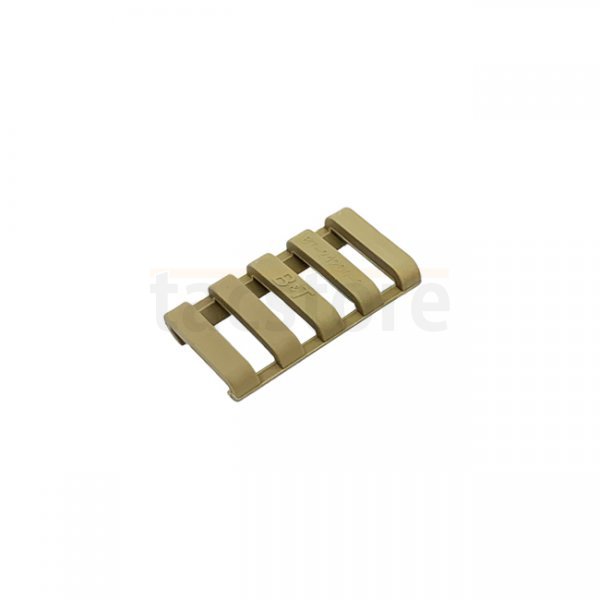 B&T Short Skeleton Rubber Rail Cover - Tan