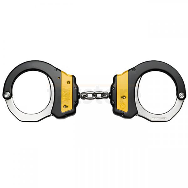 ASP Identifier Chain Ultra Plus Cuffs Steel Bow - Yellow