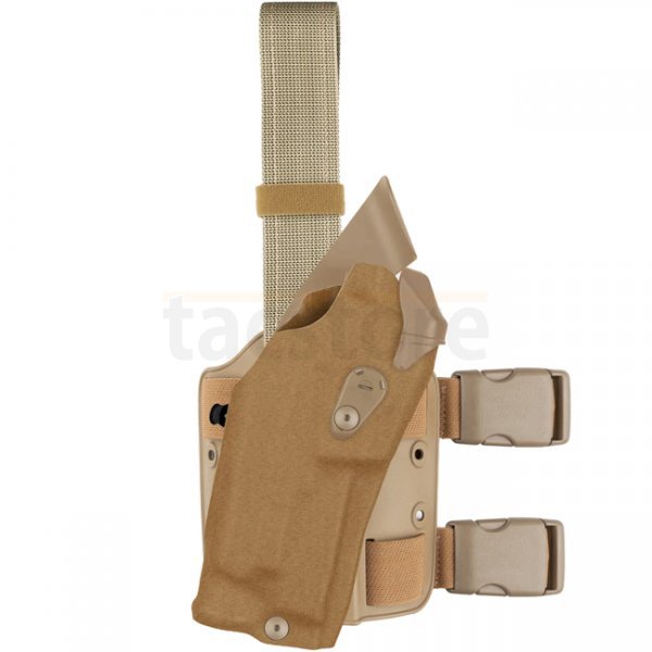 Safariland 6354RDS ALS Tactical Holster STX Cordura Sig Sauer P320RX RedDot & TacLight - Coyote - Right