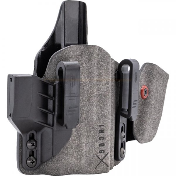 Safariland INCOGX IWB Holster Glock 43X MOS RedDot & Compact TacLight - Grey - Right