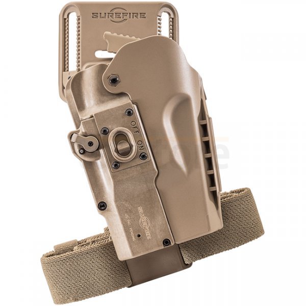 SureFire Masterfire Pro Rapid Deploy Holster RH - Tan