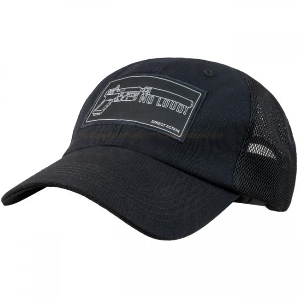 Direct Action No Loud Vintage Baseball Cap - Black