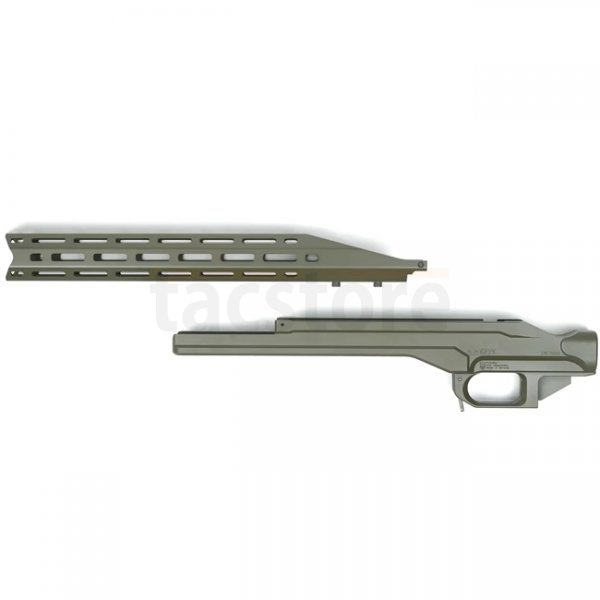 KRUK Aluminum Chassis & Handguard Howa 1500 Long Action - Olive