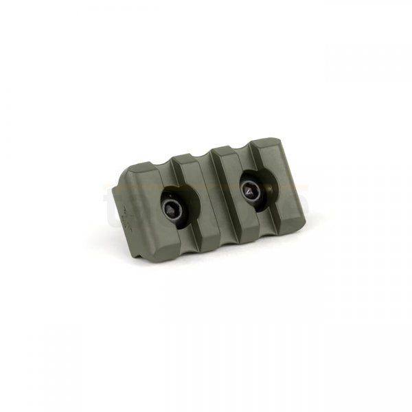 KRUK 3 Slots Picatinny Rail M-LOK - Olive