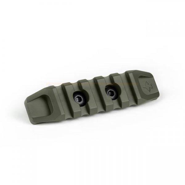 KRUK 5 Slots Picatinny Rail Side Bevels M-LOK - Olive