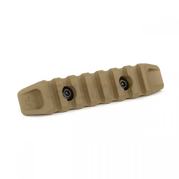 KRUK 7 Slots Picatinny Rail Side Bevels M-LOK - Coyote