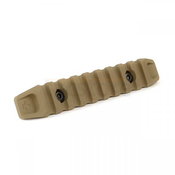 KRUK 9 Slots Picatinny Rail Side Bevels M-LOK - Coyote