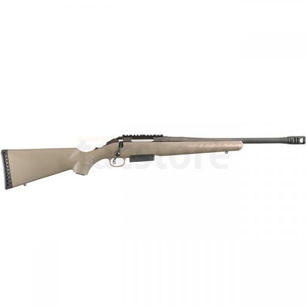Ruger American Rifle Ranch .450 Bushmaster 16.12 Inch 3rds - Dark Earth
