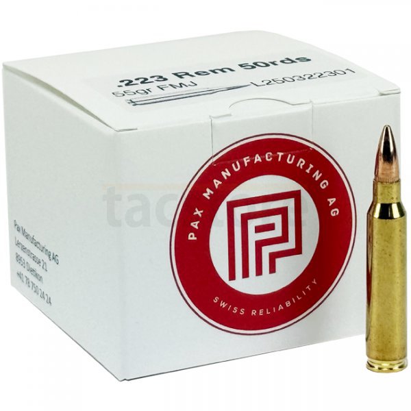 PAX .223 Rem 55gr FMJ 50pcs