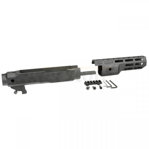 Midwest Industries  Fixed Barrel Chassis  Ruger 10/22 8 Inch - Black