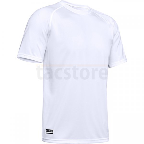 Under Armour Mens Tactical Tech Short Sleeve T-Shirt - White - L