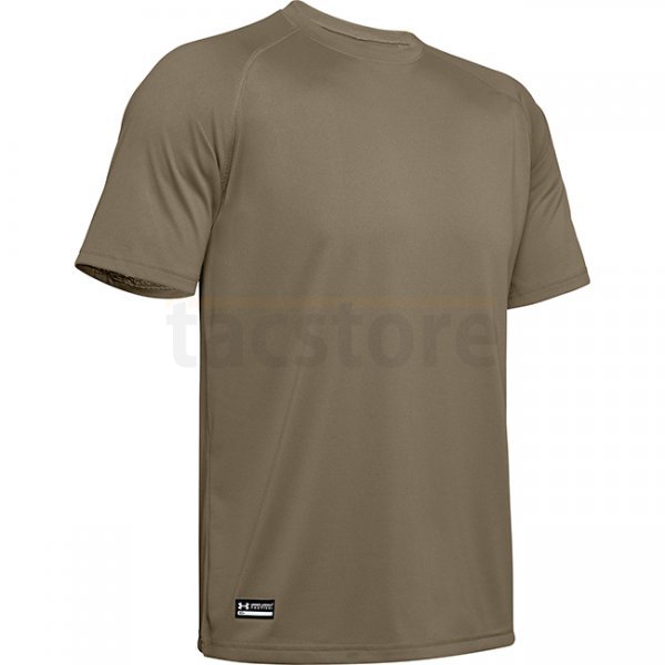 Under Armour Mens Tactical Tech Short Sleeve T-Shirt - Tan - 2XL