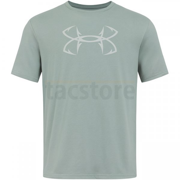 Under Armour Fish Hook Logo T-Shirt - Silica Green / Hydro Green - XL