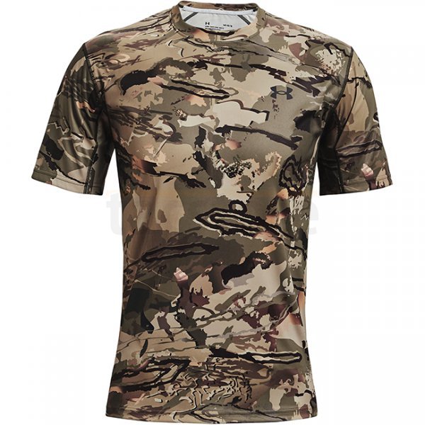 Under Armour Iso-Chill Brush Line Short Sleeve - UA Forest Camo - M