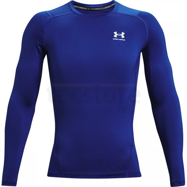 Under Armour Mens HeatGear Compression Long Sleeve - Royal - S