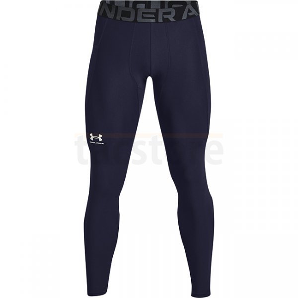 Under Armour Mens HeatGear Compression Leggings - Navy Blue - 2XL