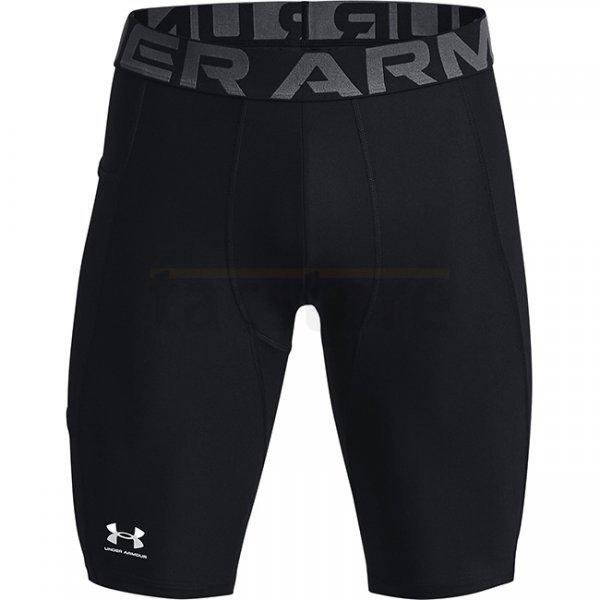 Under Armour Mens HeatGear Pocket Long Shorts - Black - XL