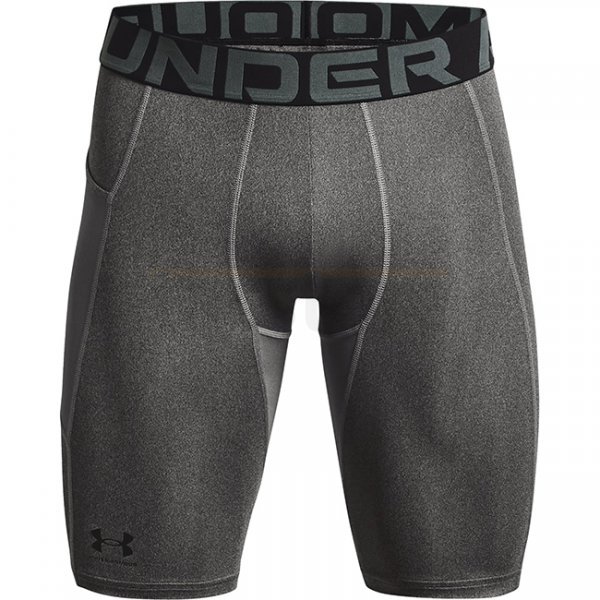 Under Armour Mens HeatGear Pocket Long Shorts - Carbon Heather - XL