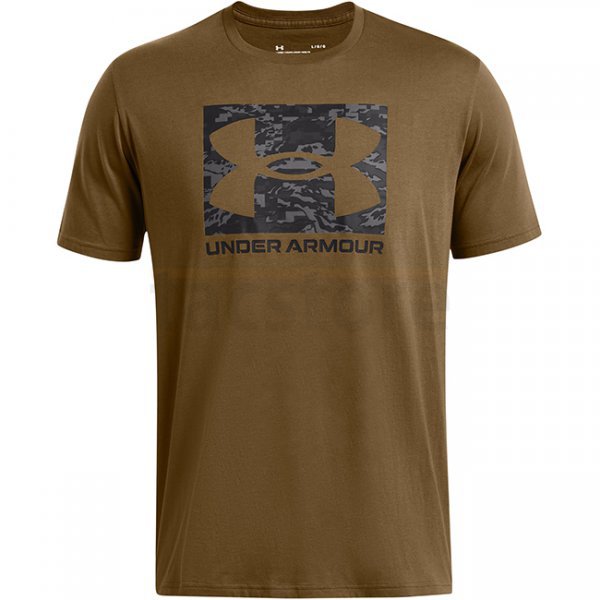 Under Armour Mens ABC Camo Boxed Logo Short Sleeve - Coyote - S