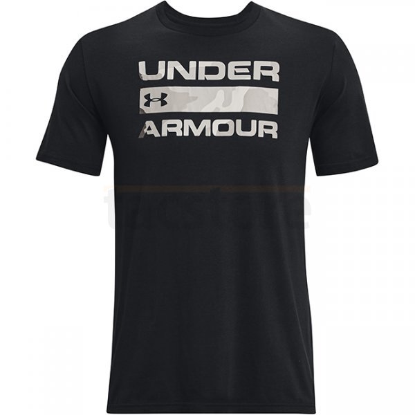 Under Armour Mens Stacked Logo Fill T-Shirt - Black - M