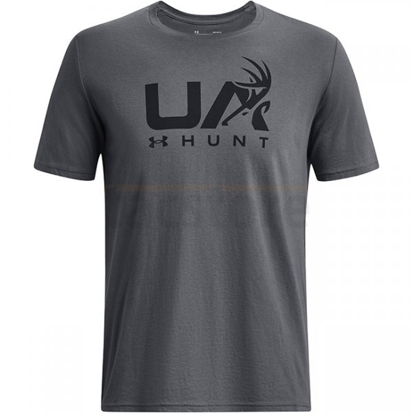Under Armour Mens Antler Hunt Logo T-Shirt - Pitch Grey - M