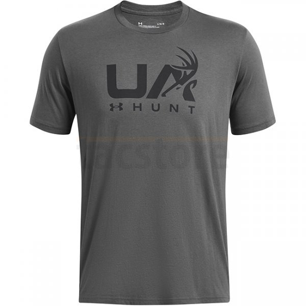 Under Armour Mens Antler Hunt Logo T-Shirt - Grey - L
