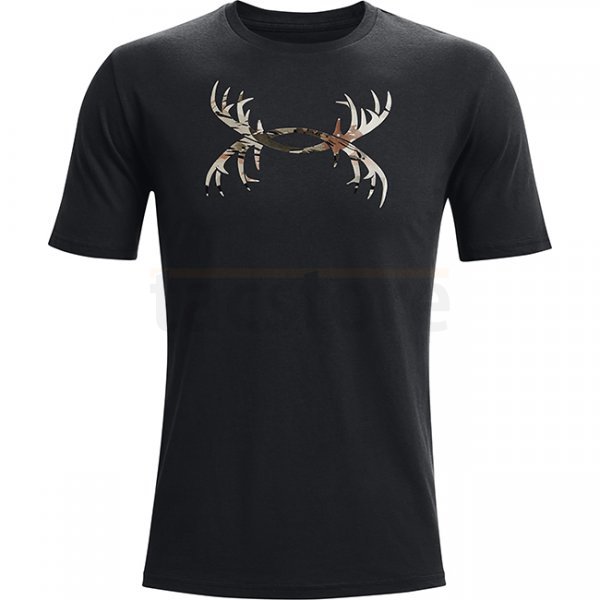 Under Armour Mens Antler Logo T-Shirt - Black - XL