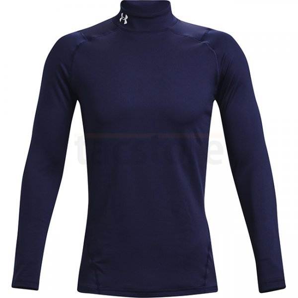 Under Armour Mens ColdGear Fitted Mock - Navy Blue - 2XL