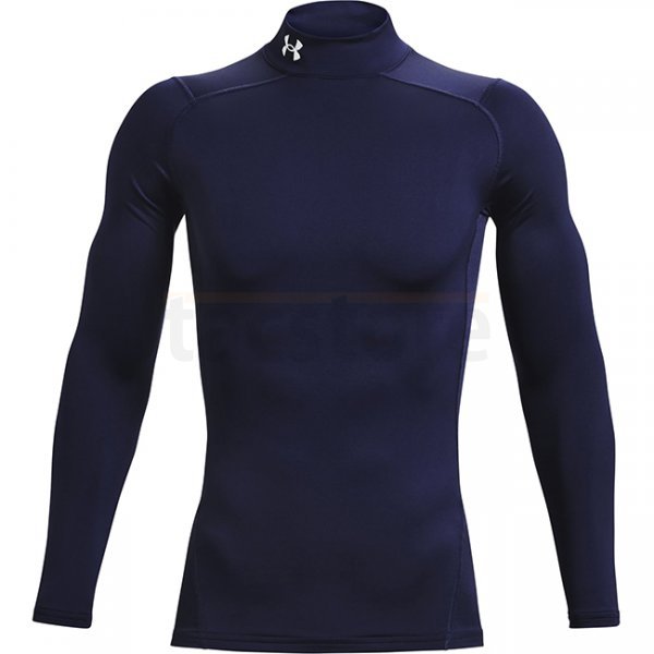 Under Armour Mens ColdGear Compression Mock - Navy Blue - 2XL