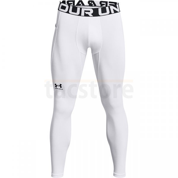 Under Armour Mens ColdGear Leggings - White - 2XL