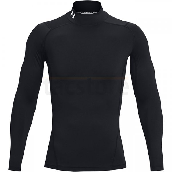 Under Armour Mens HeatGear Mock Long Sleeve - Black - L